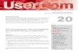 51724391 UserCom20 d...UserCom 2/2004 6 Applikationen Von der Flüssigkeit zum Festkörper – Messung von mecha-nischen Grössen über mehr als 10 Dekaden Dr. Jürgen Schawe, Dr