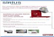 Sirius-1.pdf 1 21-Mar-12 19:54:07 SİRİUSbaygenlab.com/TR/pdf/Micro Incinerator.pdf · Quartz tüp içinde sterilizasyon Kullanıcı güvenliği Sterilizasyon sıcaklığı olan