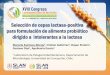 Presentación de PowerPoint · 1 Selección de cepas lactasa-positiva para formulación de alimento probiótico dirigido a intolerantes a la lactosa Marcela Espinoza-Monje1, Cristian