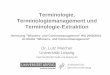 Terminologie, Terminologiemanagement und Terminologie ...asv. Terminologie. Institut fأ¼r Informatik