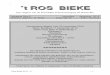 ´t ROS BIEKE - De Rosse Bie · Een uitgave van de Koninklijke Imkersvereniging De Rosse Bie Jaargang 39nr.6 november – december 2015 Verantw. uitgever : H. Braet Oude dijk 35 2300