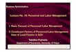 Lecture No. 16: Personnel and Labor Management...Lecture No. 16: Personnel and Labor Management Takahiro Fujimoto Department of Economics, University of Tokyo Business Administration