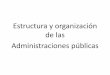Estructura y organización de las Administraciones públicasunizar.es/berlatre/documentos/T_AAPPgeneral.pdf · 2020-02-10 · (son AAPP) • Carácter instrumental, cumplen las funciones