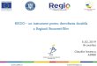 REGIO - un instrument pentru dezvoltarea durabila a Regiunii …2014-2020.adrbi.ro/media/4263/regio-un-instrument-pentru... · 2019-02-06 · REGIO - un instrument pentru dezvoltarea