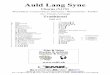 Auld Lang Syne · 2016-07-08 · Auld Lang Syne Chorus (SATB) Wind Band / Concert Band / Harmonie / Blasorchester / Fanfare Arr.: Dennis Armitage Traditional EMR 1674 1 20 8 1 1 1