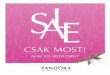 CSAK MOST! - Pandorastatic.pandora.net/campaigns/local/cee/WinterSale15/Sale_winter_2015_brochure_HU...A szerelem szimbóluma Rózsaarany, sterling ezüst, cirkónia 791357CZ / 33