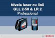 Nivela laser cu linii GLL 2-50 - Proidea · 2019-12-16 · GLL 2-50 Prof. Precizie +/- 0,3 mm/m Domeniu de autonivelare +/- 4° Timp de autonivelare < 4 s Rază laser de putere clasă2,