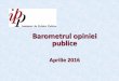 Barometrul opiniei publiceipp.md/old/public/files/Barometru/prezentare_2016-1... · 2016-05-03 · NȘ , 3.4% NR , 0.3% ©Institutul de Politici Publice, 2006 16 Indicele stabilității