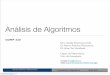 Análisis de Algoritmos - CIMATalram/analisis_algo/clase0.pdf · • Análisis probabilístico de complejidad y ejemplos • Introducción a informatión retrieval y búsquedas en