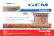 Distribuidor é importador de materiales eléctricos e iluminación - … · 2012-05-18 · El material de refuerzo de tierra (GEM) es un material conductor de gran calidad que resuelve