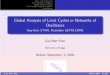 Global Analysis of Limit Cycles in Networks of Oscillators - Guy … · 2005-08-13 · Goals and motivation The dissipative oscillator Global analysis of PLS PL Fitzhugh-Nagumo oscillator