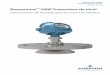 Rosemount 5400 Transmisor de nivel...Guía de inicio rápido 00825-0609-4026, Rev AA Marzo de 2016 Rosemount 5400 Transmisor de nivel Instrucciones de montaje para la antena parabólica
