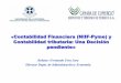 Contabilidad Financiera (NIIF-Pyme) y Contabilidad ... CAMARA... · Internacionales de Contabilidad (NIC/NIIF) a contar del 1 de Enero del 2009 estas son las normas vigentes en Chile
