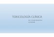 Perla 4 TOXICOLOGIA CLINICA gordoremartinezgruposdetrabajo.sefh.es/redfaster/GIMUR2018/martes... · INTOXICACIÓN AGUDA: EPIDEMIOLOGÍA • 1-2% de las consultas a los servicios de