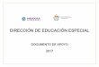 DIRECCIÓN DE EDUCACIÓN ESPECIAL“N-ESPECIAL-201… · constituyen andamiajes planificados desde el sistema educativo para propiciar la inclusión de estudiantes con discapacidad