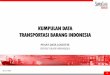 KUMPULAN DATA TRANSPORTASI BARANG INDONESIA · 2020-02-22 · 6 MODE SHARE PERGERAKAN BARANG DI KORIDOR UTARA PULAU JAWA Pasangan Zona Pergerakan Barang (Ton/Tahun) Mode Share Total