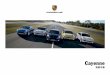 Cayenne - Porsche · 2019-07-02 · 6 概览图示 仪表板 a 罗盘 请参见第 97 页 b 保时捷通讯系统（pcm） 请参见第 161 页 c 出风口 请参见第 64 页 d 手套箱