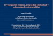 Investigación médica, propiedad intelectual y enfermedades …personnel.usainteanne.ca/jcrombie/pdf/derechos-de... · 2017-01-12 · Investigación médica, propiedad intelectual