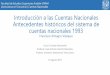 Introducción a las Cuentas Nacionales Antecedentes ... · La modernización del Sistema de Cuentas Nacionales de México (SCNM) incorpora los últimos lineamientos del SCN 2008 de