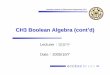 CH3 Boolean Algebra (cont d)access.ee.ntu.edu.tw/course/logic_design_94first/LectureNotes/CH03... · ACCESS IC LAB Graduate Institute of Electronics Engineering, NTU CH3 Boolean Algebra