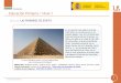 Lectura: LAS PIRÁMIDES DE EGIPTOestaticos.educalab.es/cniie/leer.es/web_mates/pdfs/08_piramides_de... · aproximadamente sobre on mismo meridiano, utiliza Ios resultados de tales