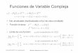 Funciones de Variable Compleja - ugr.esjsantiago/Docencia/MMI/MetodosIcurso1617_Tema2.pdf · Curso 2016/2017 (1er cuatrimestre) Métodos Matemáticos de la Física I 17 Funciones