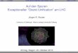 Auf den Spuren Exzeptioneller 'Grand Unification' am …reuter/downloads/2010_siegen.pdf2/31J. R. Reuter Auf den Spuren Exzeptioneller ”Grand Uniﬁcation” am LHC Siegen, 22.10.2010