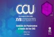 Gestión de Pavimentos a través de los SIG...Gestión de Pavimentos a través de los SIG| Conferencia Colombiana de Usuarios Esri 2016 Gestión de Pavimentos a través de los SIG