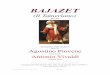 BAJAZETbosnews.000webhostapp.com/gallery/bajazet_agostino...BAJAZET (Il Tamerlano) RV 703 TRAGEDIA PER MUSICA testi di Agostino Piovene musiche di Antonio Vivaldi (PASTICCIO) Prima