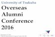 University of Tsukuba Overseas Alumni Conference Voting Scheme University of Tsukuba Overseas Alumni