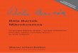 Béla Bartók Mikrokosmos - Urtext edition · de la primera clase de piano directo hasta el repertorio del concierto. Aunque no es un método de piano en el sentido estricto, sin