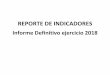 REPORTE DE INDICADORES - Veracruz...REPORTE DE INDICADORES Informe Definitivo ejercicio 2018 . Ciclo Periodo Trimestre Entidad ... que alcanzaron un nivel de ... Evaluación de los