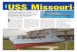 USS Missouri- - Naval Modelnavalmodel.es/Naval_Model/Articulos_files/MN-USS MISSOURI.pdf · por segundo y es capaz de penetrar una muralla de hor-migón armado de 9m de es-pesor