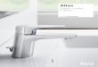 Diseño, confort y ahorro · El modelo de lavabo standard de la colección Atlas tiene una altura considerable. La ligera inclinación del cuerpo de 5º aumenta su nivel de confort