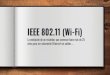 IEEE 802.11 (Wi-Fi)Balanceo de clientes Llevar a los clientes al AP deseado. Asignación automática de canales y potencias. Optimización del roaming, limitar celda por RSSI. Opciones
