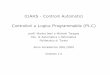 01AKS-ControlliAutomatici ControlloriaLogicaProgrammabile(PLC) · Controllorialogicaprogrammabile(PLC) UnPLC`eunsistemaelettronicoafunzionamentodigitale,destinato all’usoinambitoindustriale,cheutilizzaunamemoriaprogramma-