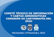 COMITÉ TÉCNICO DE INFORMACIÓN Y CARTAS AERONÁUTICAS COMISIÓN DE …comisiones.ipgh.org/CARTOGRAFIA/files/Informe_Comite... · 2016-06-10 · COMITÉ TÉCNICO DE INFORMACIÓN