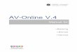 AV-Online V 4 - Mahidol University...3 | P a g e องค ประกอบของระบบ AV-Online V.4 เม อ Login เข าระบบจะปรากฎฟ งก