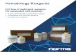 Hematology Reagents - Norma Diagnostikanormadiagnostika.com/sites/default/files/docs/marketing/... · 2019-06-17 · generic hematology reagents reach the level of quality, stability