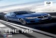 BMW M5 Competition 2020€¦ · BMW M5 Competition 2020 Motor Aceleración Transmisión Tracción Velocidad máxima Tanque de gasolina Rendimiento / CO2 V8 M TwinPower Turbo (biturbo)