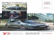 Brochure Corolla 2019 - toyota-st.com · ТОЙОТА НА гарантія 3 роки СТОЛИЧНОМУ 095 281 30 30 098 307 30 30 Асістанс Виробник та Дистриб’ютор