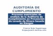 AUDITORIA DE CUMPLIMIENTObestpractices.com.py/.../gral/auditoria_cumplimiento_2.pdf · 2016-09-20 · Desarrollar una Auditoría de Cumplimiento no es cuestión de un simple “Check