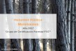 Presentación de PowerPoint · 39 Saxifragaceae Ribes cuculatum Zarzaparrilla FP (*) Monumento Natural y Listadas en las especies CITES FP Fuera de Peligro VU Vulnerable NT Casi amenazada