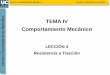 TEMA IV es Comportamiento Mecánico · 2017-06-09 · es Tema IV: Comportamiento Mecánico Lección 4: Resistencia a Tracción 3 La resistencia a tracción y a compresión se define