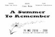 Gent, 11 tot 17 juli 2016 A Summer To Remember...dirigent Hanne Van Gastel piano Gwendolyn Vankeirsbilck 14 MEI 2016 - 20U A Summer To Remember koor Coro Maín FEESTZAAL SINT-PIETERSINSTITUUT