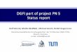 DGFI part of project PN 5 Status reportDGFI part of project PN 5 Status report Ralf Schmid, Mathis Bloßfeld , Michael Gerstl, Detlef Angermann ... station and source coordinates,