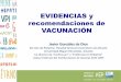 EVIDENCIAS y recomendaciones de VACUNACIÓN...EVIDENCIAS y recomendaciones de VACUNACIÓN Javier González de Dios Servicio de Pediatría. Hospital General Universitario de Alicante