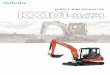 KUBOTA MINI EXCAVATOR minikaivukoneet/KX101-3...Kubota delivers security and operating ease, thanks to a host of advanced features. The ultimate in security that’s as easy as turning