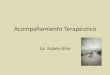 Acompañamiento Terapéutico - Argentina...El Acompañamiento Terapéutico y la época • En una época signada por la pérdida de referentes y la precariedad de las redes de sostén