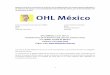 OHL MÉXICO, S.A.B. DE C.V. Avenida Paseo de la Reforma 222, … · 2019-06-10 · 2017, 2016 y 2015 e informe de los auditores externos, ... Ley de Aeropuertos Ley de Aeropuertos,